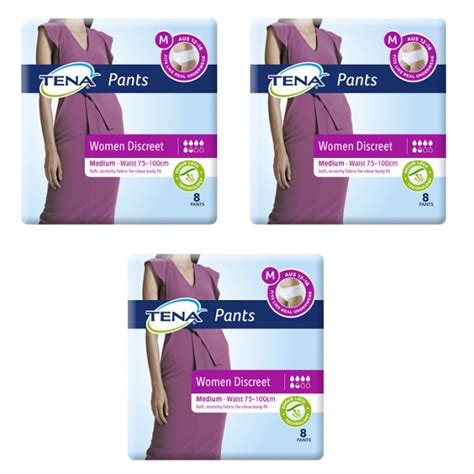 Tena Pants Women Discreet Medium Pack Bulk Buy Units The Online