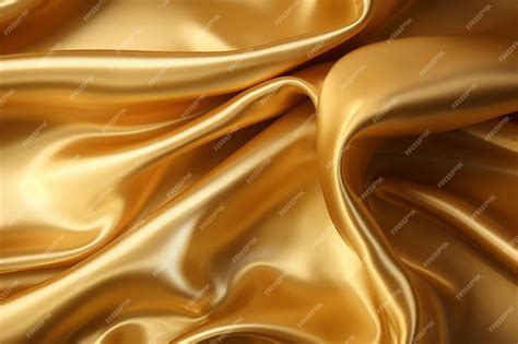 Premium Photo | Gold silk background gold fabric background