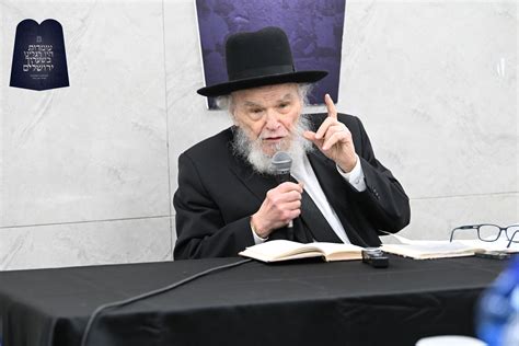 Rav Moshe Hillel Hirsch At The Agudah Yarchei Kallah Agudath