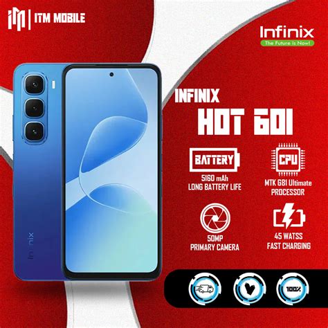 Infinix Hot 60i 8GB ROM 256GB ROM 6 7 Inches IPS LCD 120Hz Helio G81 Ultimate 5160