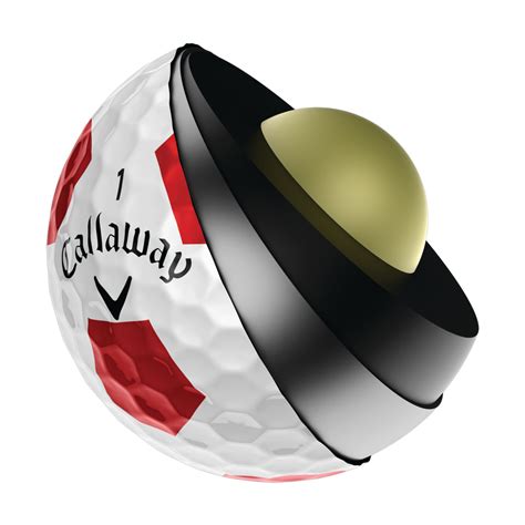 Callaway Chrome Soft X Truvis White/Red Golf Balls | TGW.com