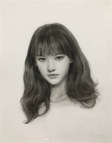 Cheng Xiao Fanart Drawing Retratos De Mujeres Retratos Cuaderno