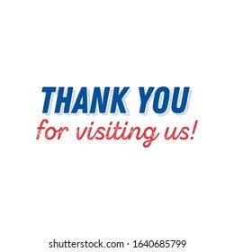 Thanks for Visiting Sign Images, Stock Photos & Vectors | Shutterstock