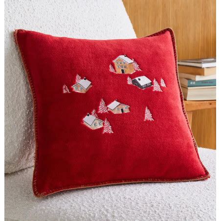 Housse Coussin Polaire Au Coeur De La Vall E Sylvie Thiriez