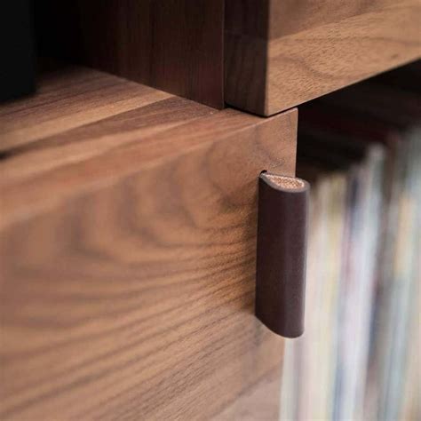 Unison Vinyl Record Storage Stand In Natural Walnut Record Stand