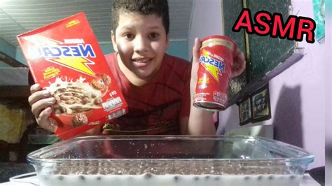 Asmr Comendo Sucrilhos Sons Crocantes Mukbang Youtube