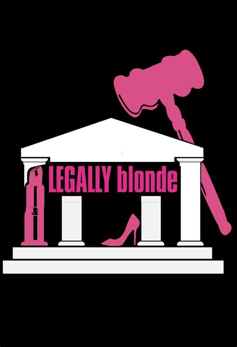 Legally Blonde Minimalist Poster In Legally Blonde Legally