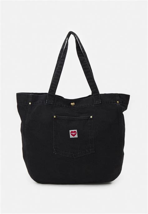 Carhartt Wip Nash Tote Unisex Tote Bag Blackblack Denim Zalandoie