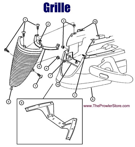 Chrysler Plymouth Prowler Factory Parts Front Grille