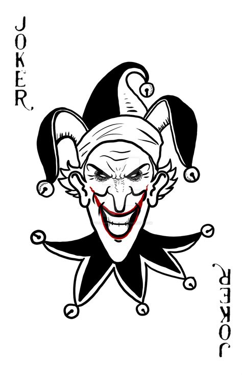 Joker Card Drawing At Getdrawings Free Download