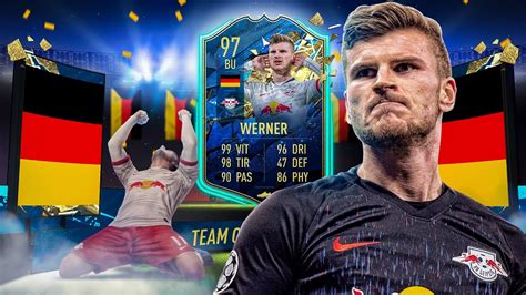 FUT20 TOTS REVIEW TIMO WERNER 97 ULTIMATE TEAM YouTube