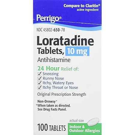 Amazon Rite Aid 24 Hour Loratadine 10 Mg Allergy Relief Tablets