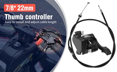 Anxingo 78 22mm Thumb Throttle Cable Accelerator Control