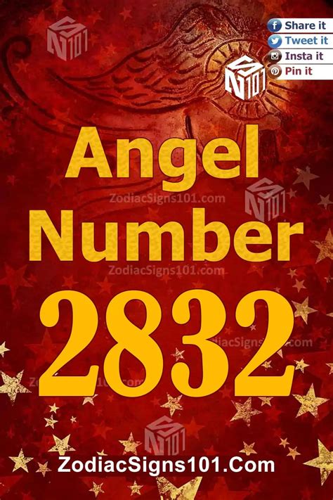 2832 Angel Number Spiritual Meaning And Significance - ZodiacSigns101
