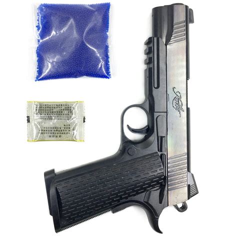 Kandall Toy Gun Colt 1911 Toy Pistol With 10000 Pcs Crystal Bullets