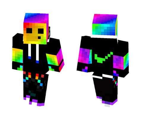 Download Rainbow Slime Skin Minecraft Skin for Free. SuperMinecraftSkins