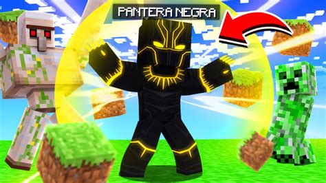 Virei O Pantera Negra Dourado No Minecraft Incr Vel P Dru