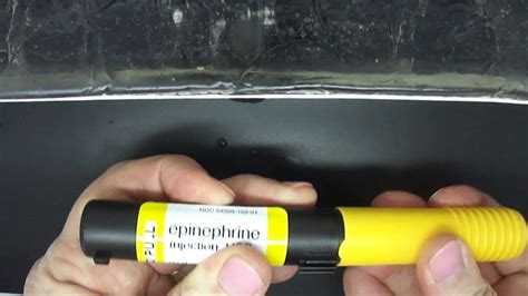 Four Epinephrine Auto Injectors Firing Into Ballistic Gelatin Older