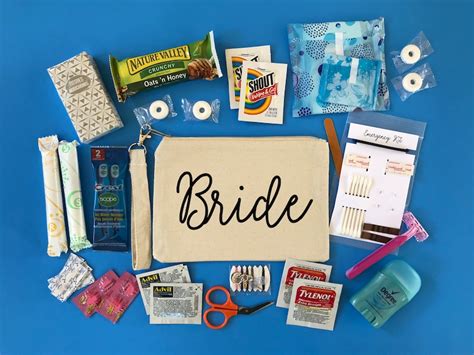 Custom Bridal Emergency Kit Small Bride Survival Kit Etsy