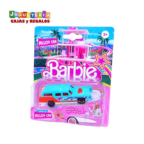 Carro De Metal Tipo Hot Wheels Barbie Cajasyregalosec