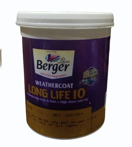 Berger Weather Coat Long Life Paint Ltr At Rs Bucket In