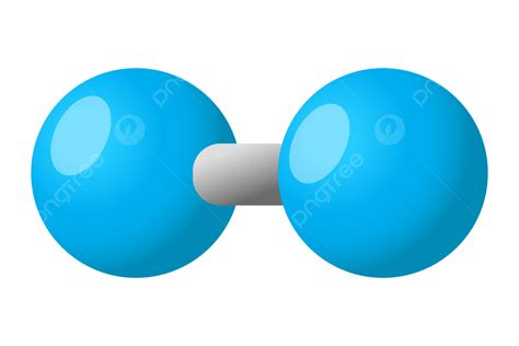 Oxygen Molecule Illustration Design In Blue Color, Molecule, Oxygen ...