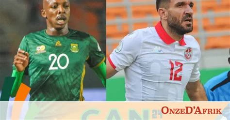 Afrique du Sud Tunisie les compos officielles dévoilées OnzedAfrik