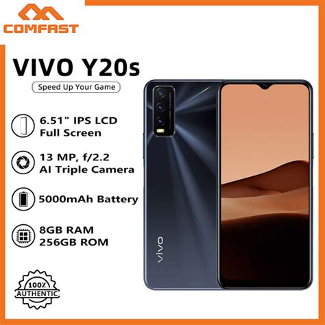 Comfast VIVO Y20s G Smartphone 100 Original 8 256GB Android Mobile