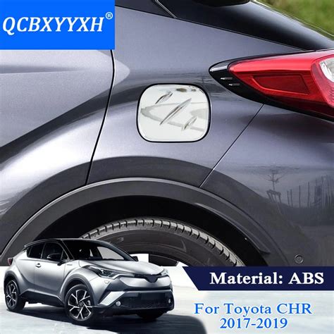 Qcbxyyxh Abs Chrome Car Fuel Tank Cap Sequins External Decoration Trims