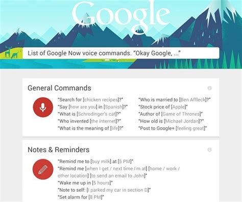 Learn the secrets of Google Now voice commands (infographic) - CNET