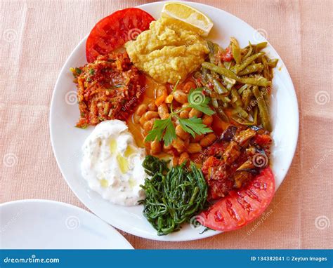 Turkish meze appetizers stock image. Image of antipasto - 134382041