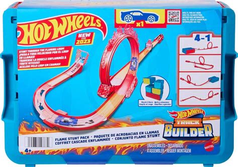 Hot Wheels Track Set Fire Themed Track Set Hot Wheels Car Track Building And Stunting