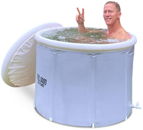 Freezing Water Hot Tub