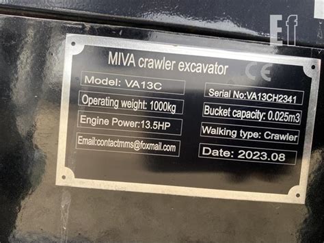 2023 MIVA VA13C Auctions | EquipmentFacts