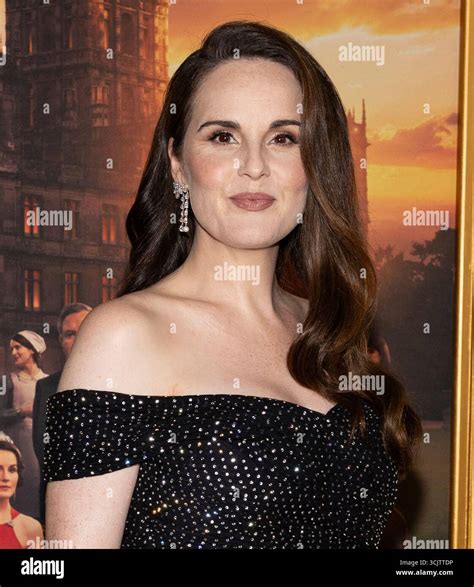 Michelle Dockery attends the premiere of "Downton Abbey: The Grand