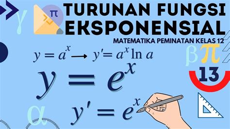 Turunan Fungsi Eksponensial Dan Bilangan Natural Ex Matematika