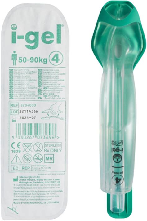gel supraglottic airway size  mediuml adult  kg pack