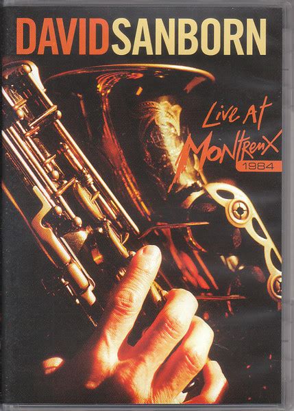 David Sanborn Live At Montreux 1984 DVD DVD 9 DVD Video PAL