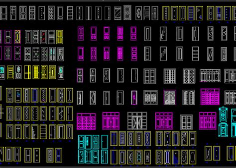 Membuat Kusen Pintu Autocad Blocks Free Imagesee