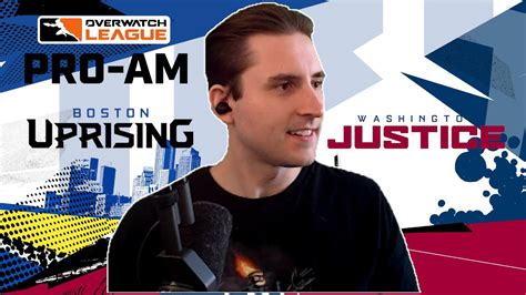 Avast Co Streams Boston Uprising Vs Washington Justice OWL Season 6