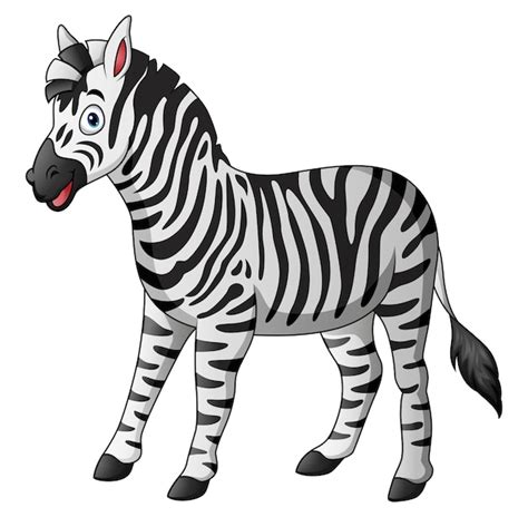 Premium Vector Cute Zebra Mascot Cartoon