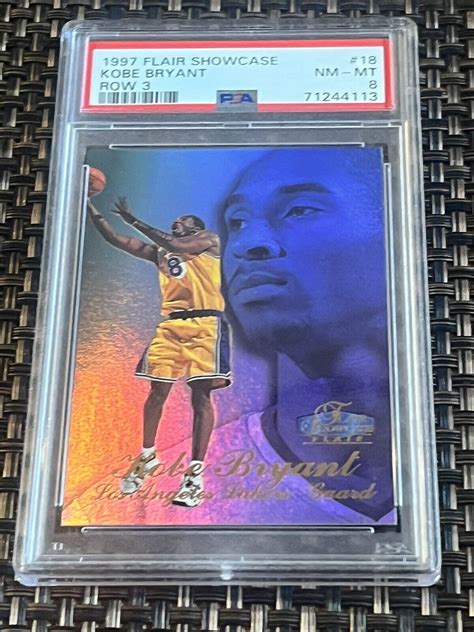 Flair Showcase Row Kobe Bryant Nm Mt Psa Lakers Ebay