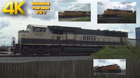 K Fps Railfanning From Home Feat Detours Sd M Bnsf Up