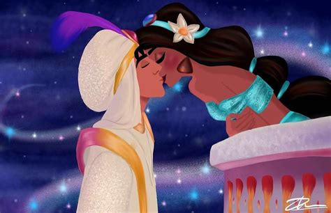 Kiss #3! A highly suggested couple, Aladdin and Jasmine! I got Rapunzel ...