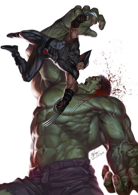 Hulk vs Wolverine, InHyuk Lee | Wolverine marvel, Marvel comics, Marvel ...