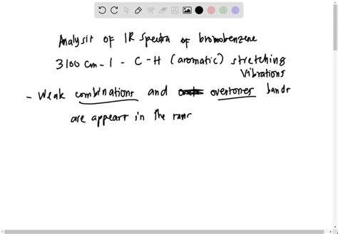 SOLVED: IR Spectrum of Bromobenzene Benzene, bromo- INFRARED SPECTRUM 1 3000 2000 1000 ...