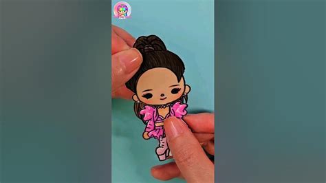 Toca Boca Ariana Grande Paper Diy Papercraft Arianagrande Shorts Youtube