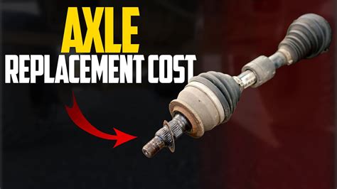 how much does it cost to repair an axle