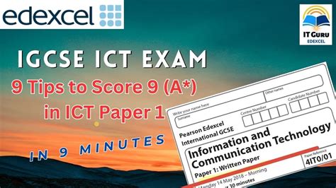 Edexcel Igcse Ict Tips To Score A In Ict Written Paper In