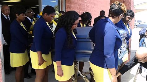 First lady pallbearers Flint Michigan - YouTube